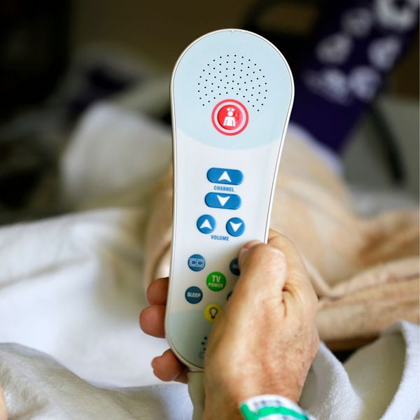 a hospital bed remote