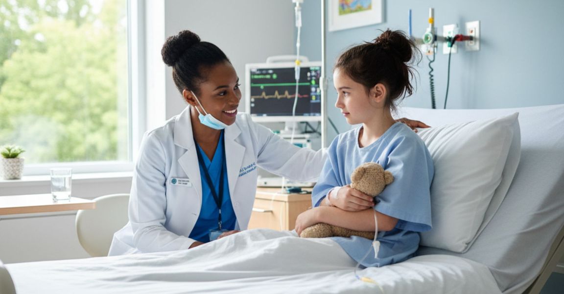 Doctor and patient talking. Doctor and patient talking.