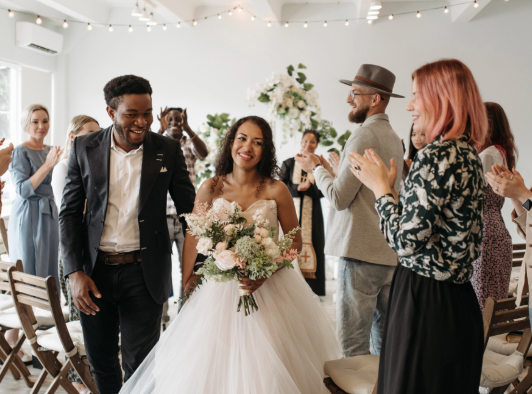 Image of bride post-ceremony