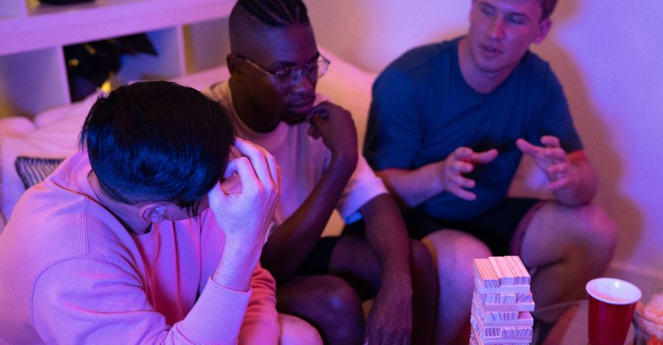 roommates playing a game