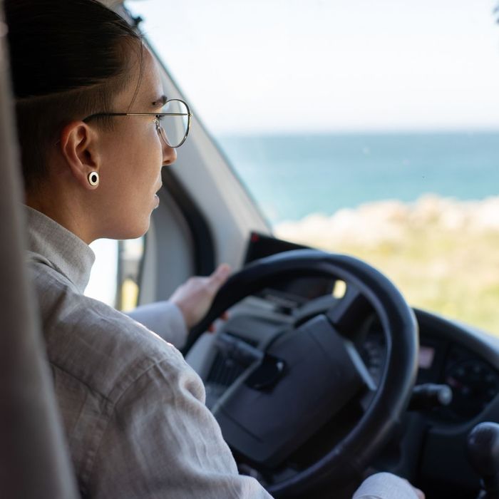 woman driving
