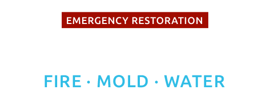 Water Restoration White Logo