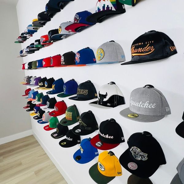 wall of hats 