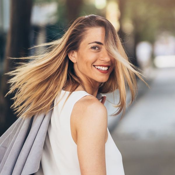 smiling woman