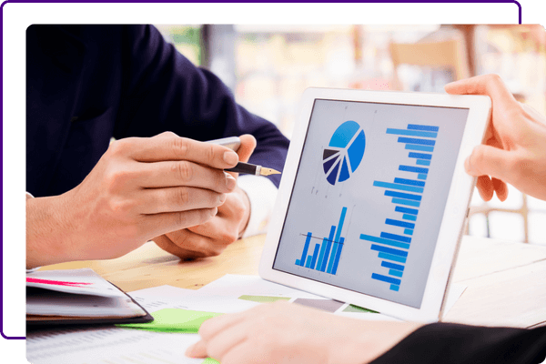 graphs on tablet
