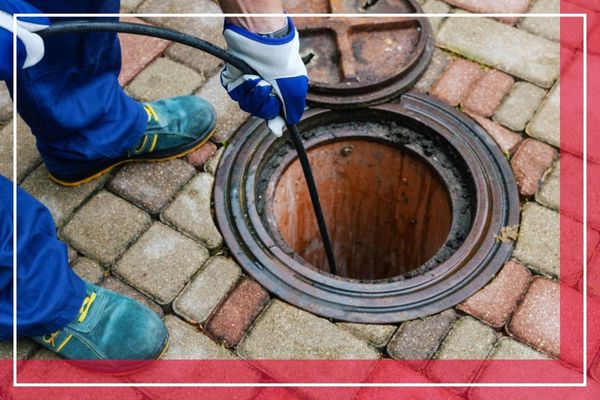 image of sewer cleaning