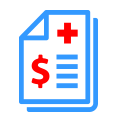 icon of documents with a dollar sign