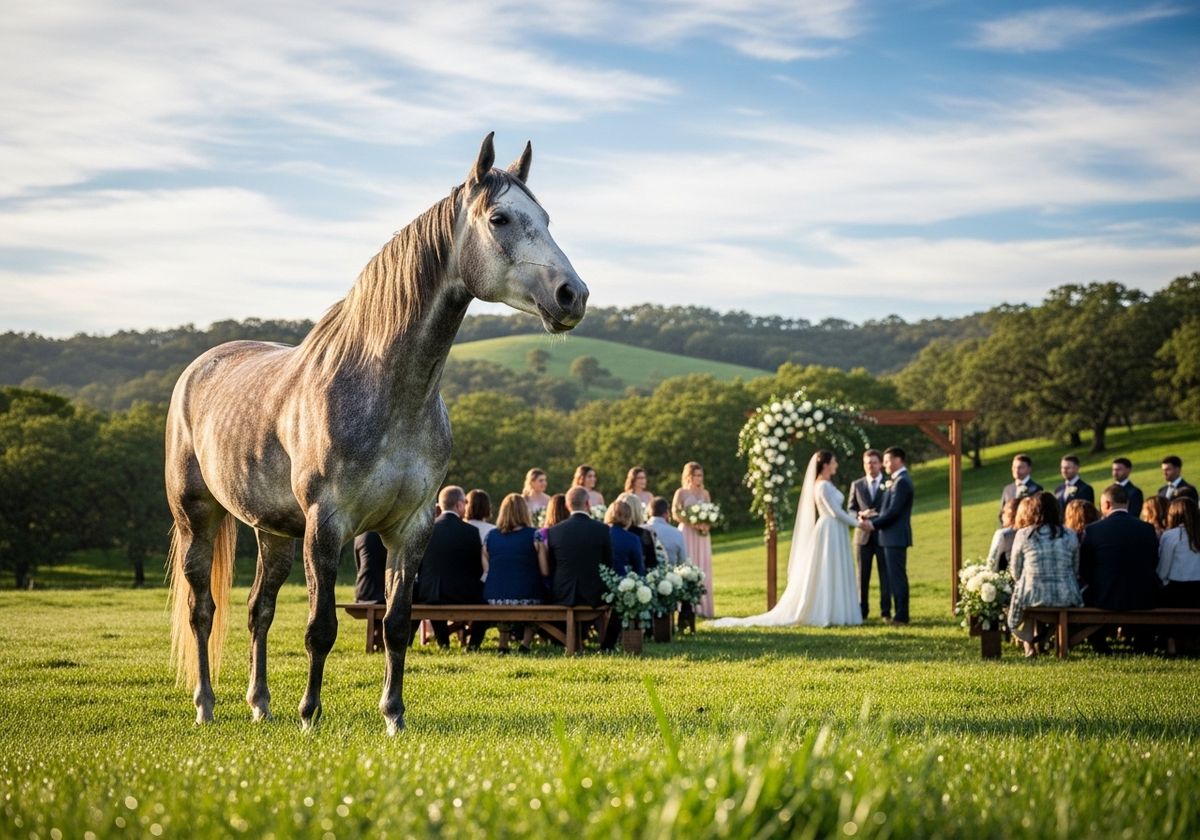 Horse at Wedding