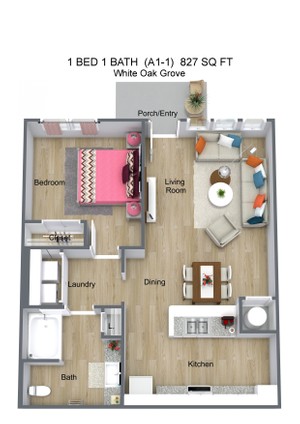 1 BED 1 BATH  (A1-1)  827 SQ FT - White Oak Grove - 3D Floor Plan (3).jpg