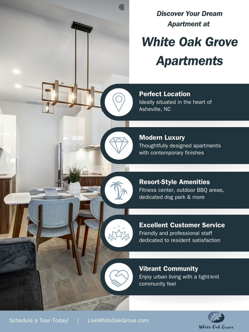 Apartment Asheville, NC infographic