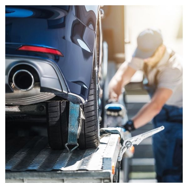 loading a car 