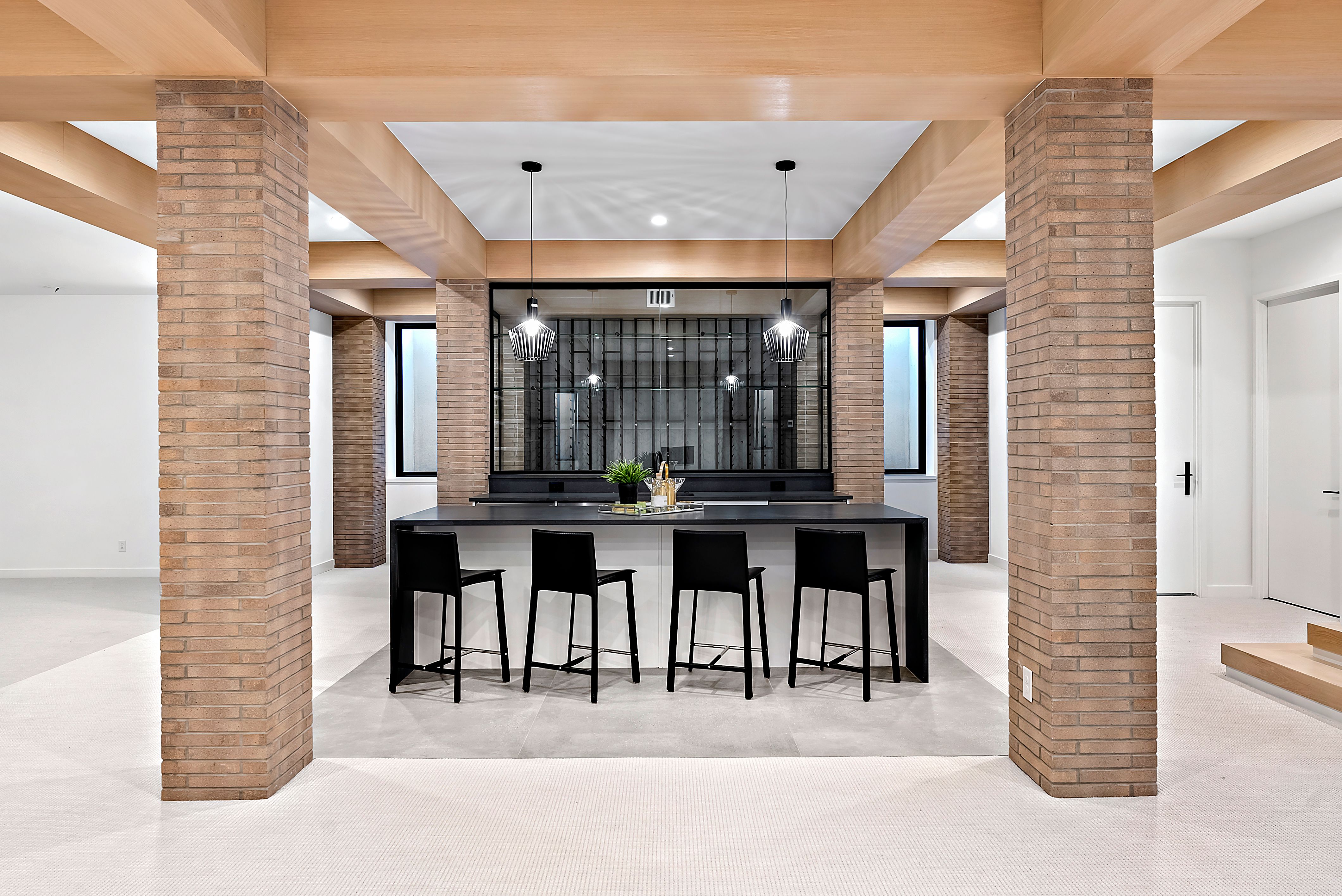 Luxury Modern Home - Basement Bar