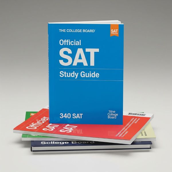 stack of SAT books