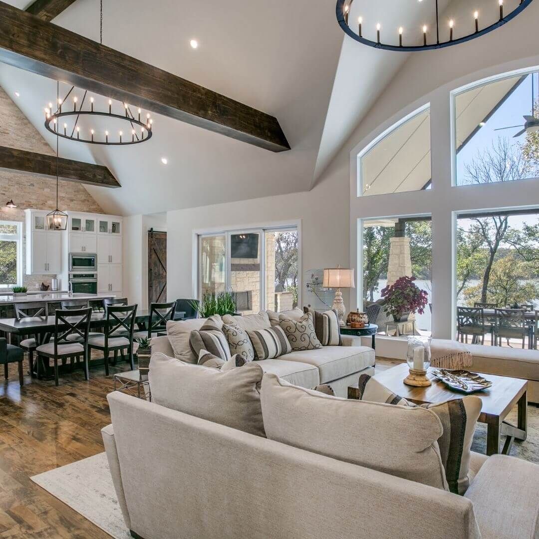 interior of custom home interior of custom home