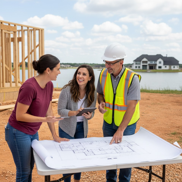 home building meeting concept