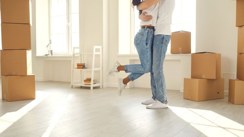 Couple moving into home