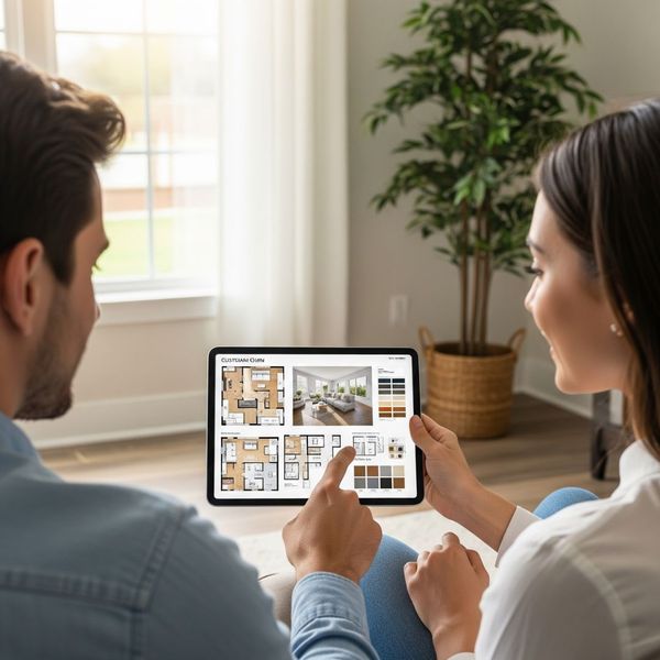 Looking at custom home design options