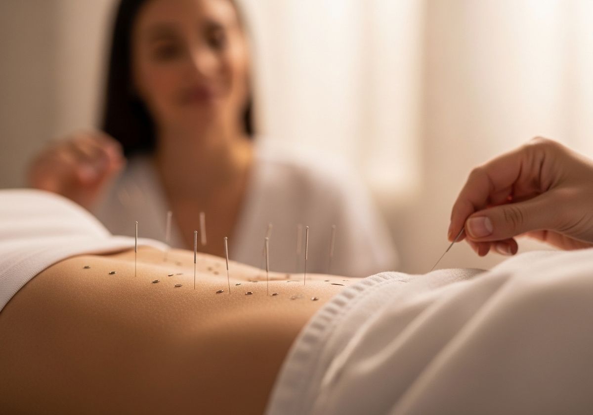Acupuncture Treatment on Abdomen
