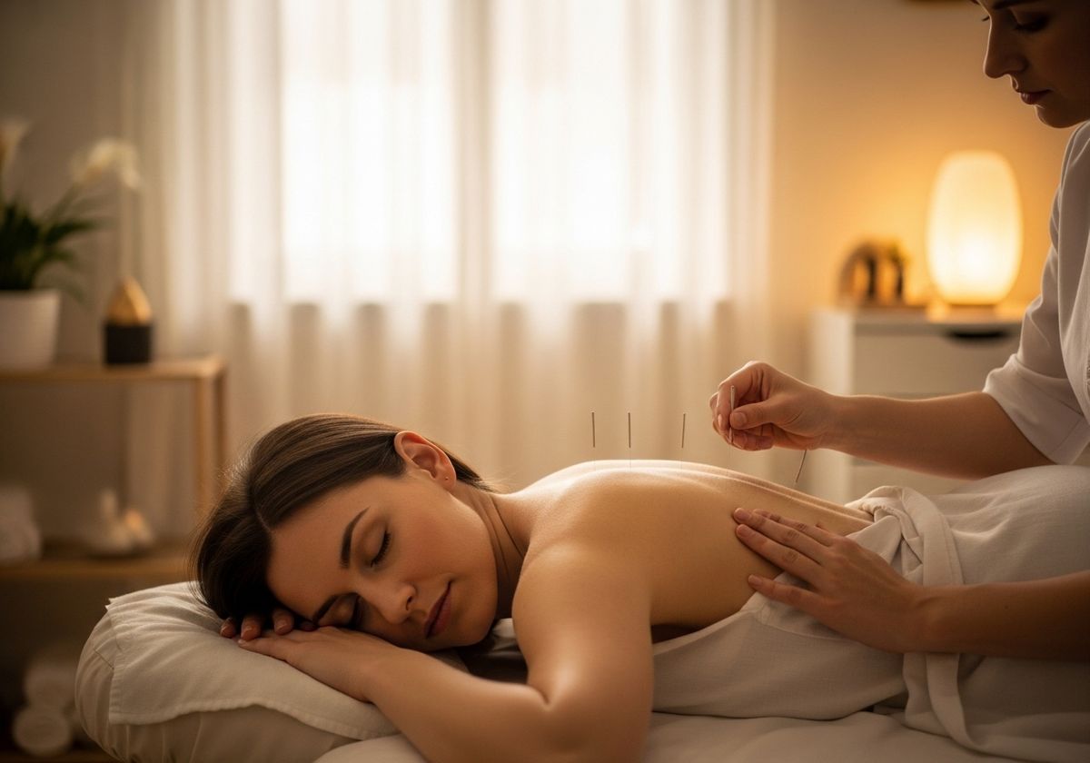 Acupuncture session