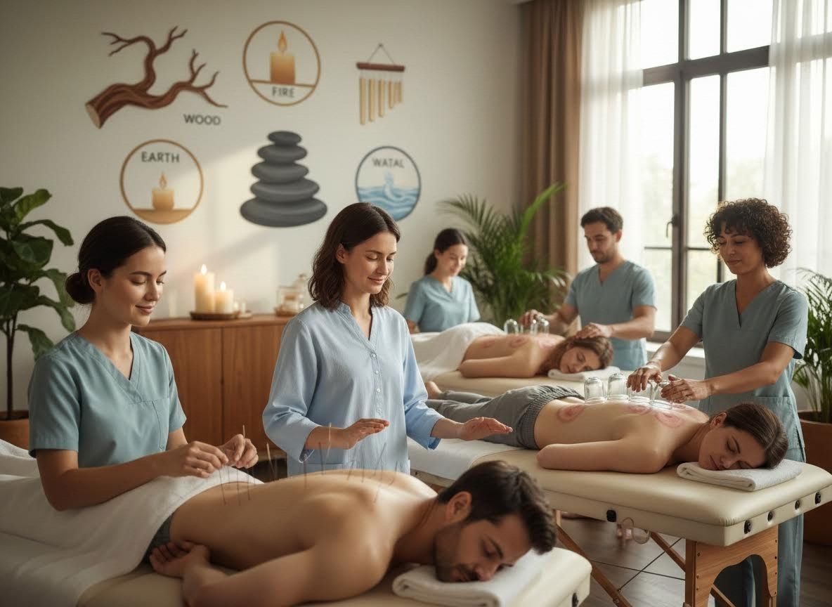 Holistic Wellness Center with Acupuncture and Cupping