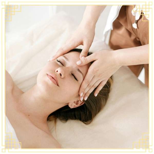 Craniosacral Therapy massage to head 