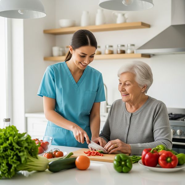 A caregiver assisting with cooking. How In-Home Support Can Improve Daily Life3.jpeg