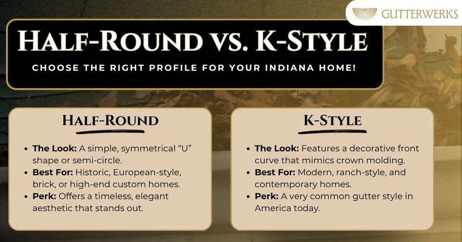 Half-Round vs. K-Style Gutters