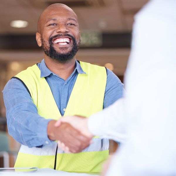 technician handshake