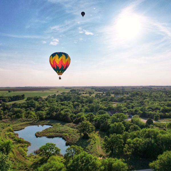 Kansas hot air balloon