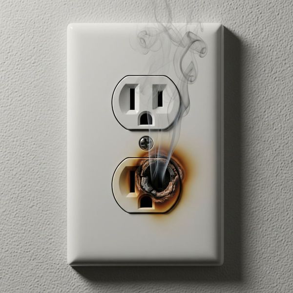 Burning outlet
