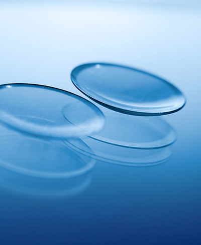 image of contact lenses