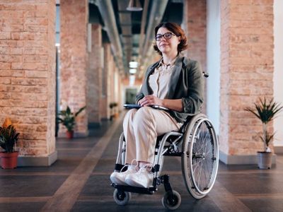 Woman In Wheelchair