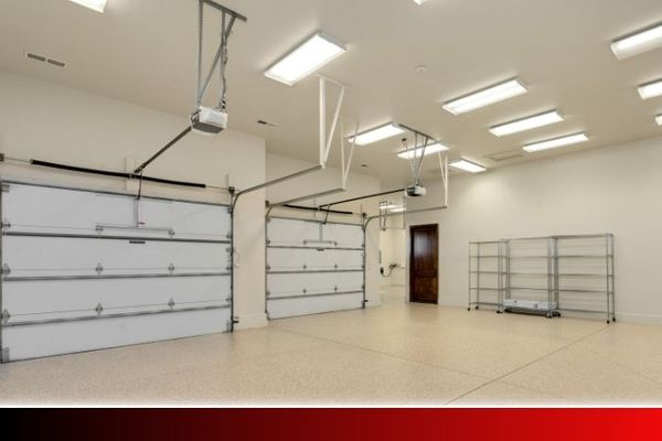 Garage with Repaired Garage Door Opener Motors