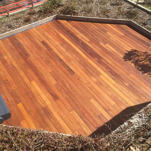 arial view of deck project 