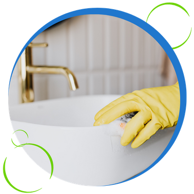 scrubbing sink