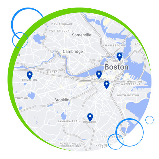 boston locations map
