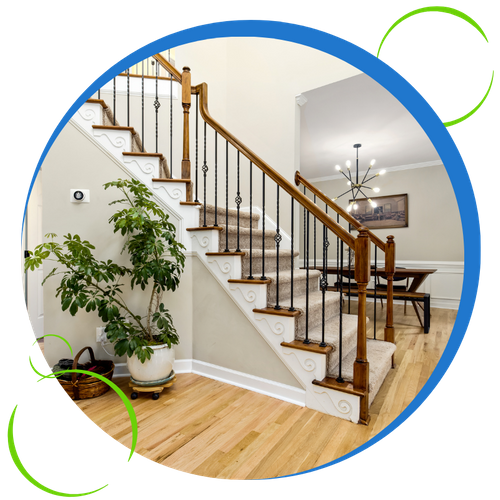 clean stairs