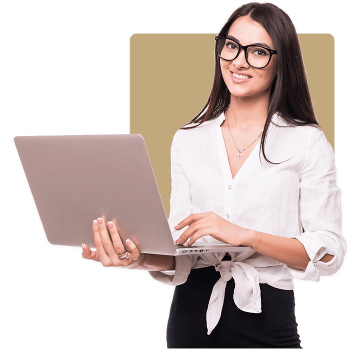 woman on laptop