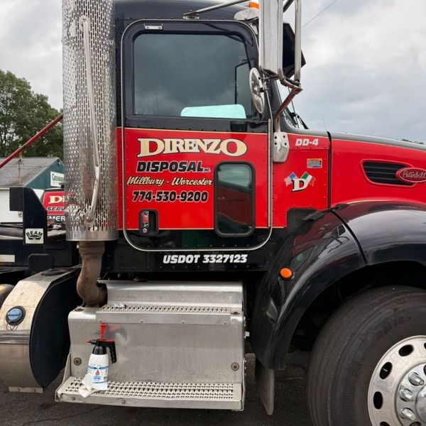truck with a wrap on the cab