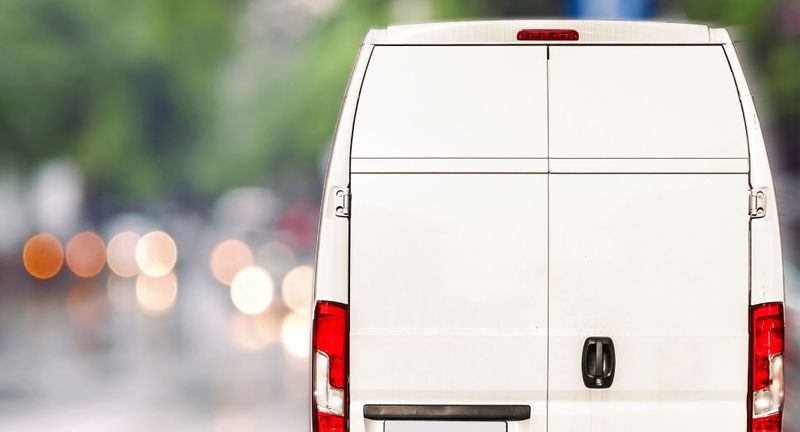 back of fleet van