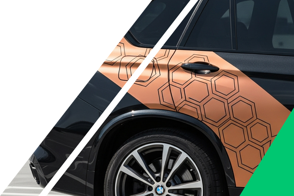 geometric wrap pattern