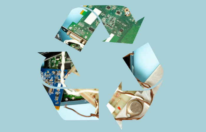 Electronic recycling. 