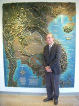 Bronze Map Memorial - See Vietnam Work By Loveland Artist - James