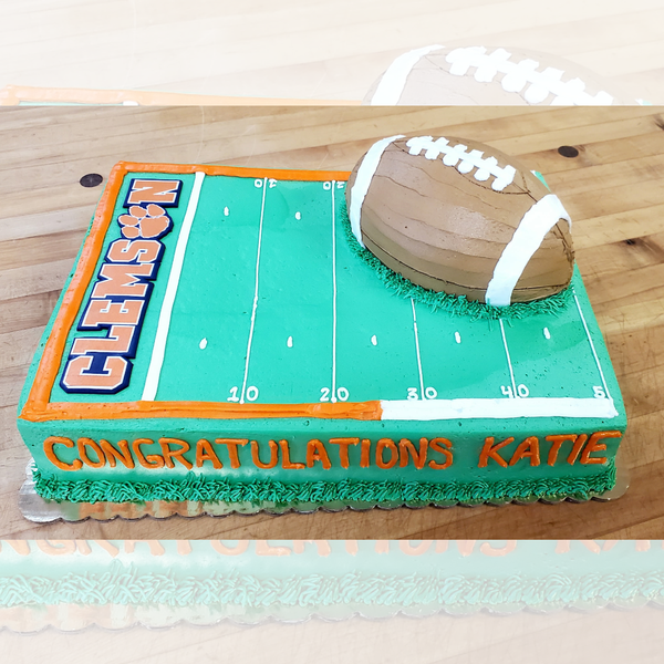 custom clemson cake