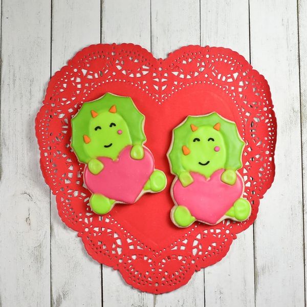 two valentine's day sugar cookies two valentine's day sugar cookies