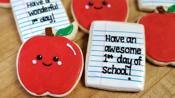 custom first day of school cookies custom first day of school cookies