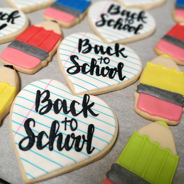 custom back to school cookies