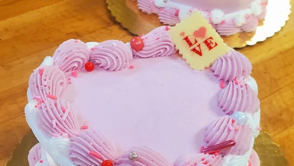 Valentine's Day themed cakes