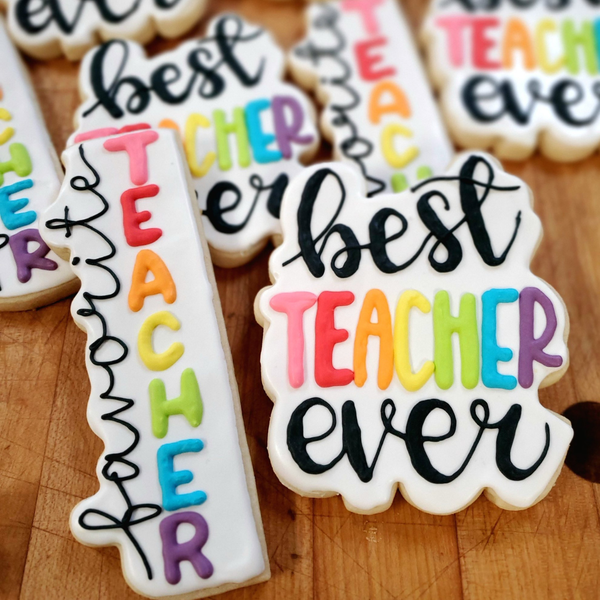 custom teacher appreciation cookies