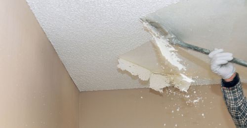 scraping ceiling